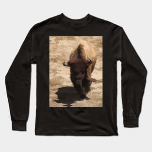 Plains Trekking - American Buffalo Long Sleeve T-Shirt